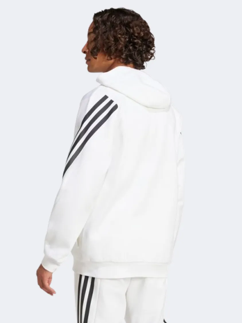 Adidas Future Icons 3 Stripes Men Sportswear Hoody White/Black