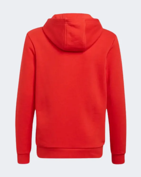 Adidas Trefoil Kids-Unisex Original Hoody Red/White Hd2020