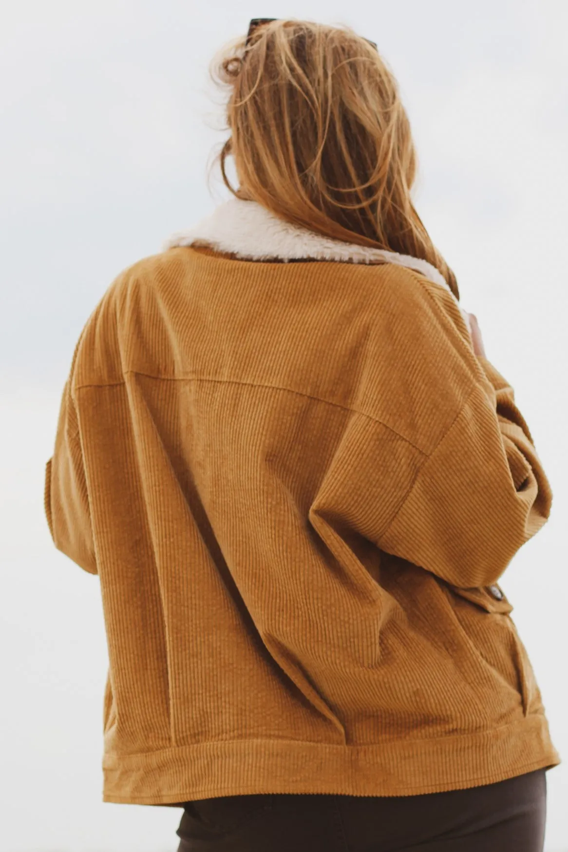 Corduroy Sherpa Jacket