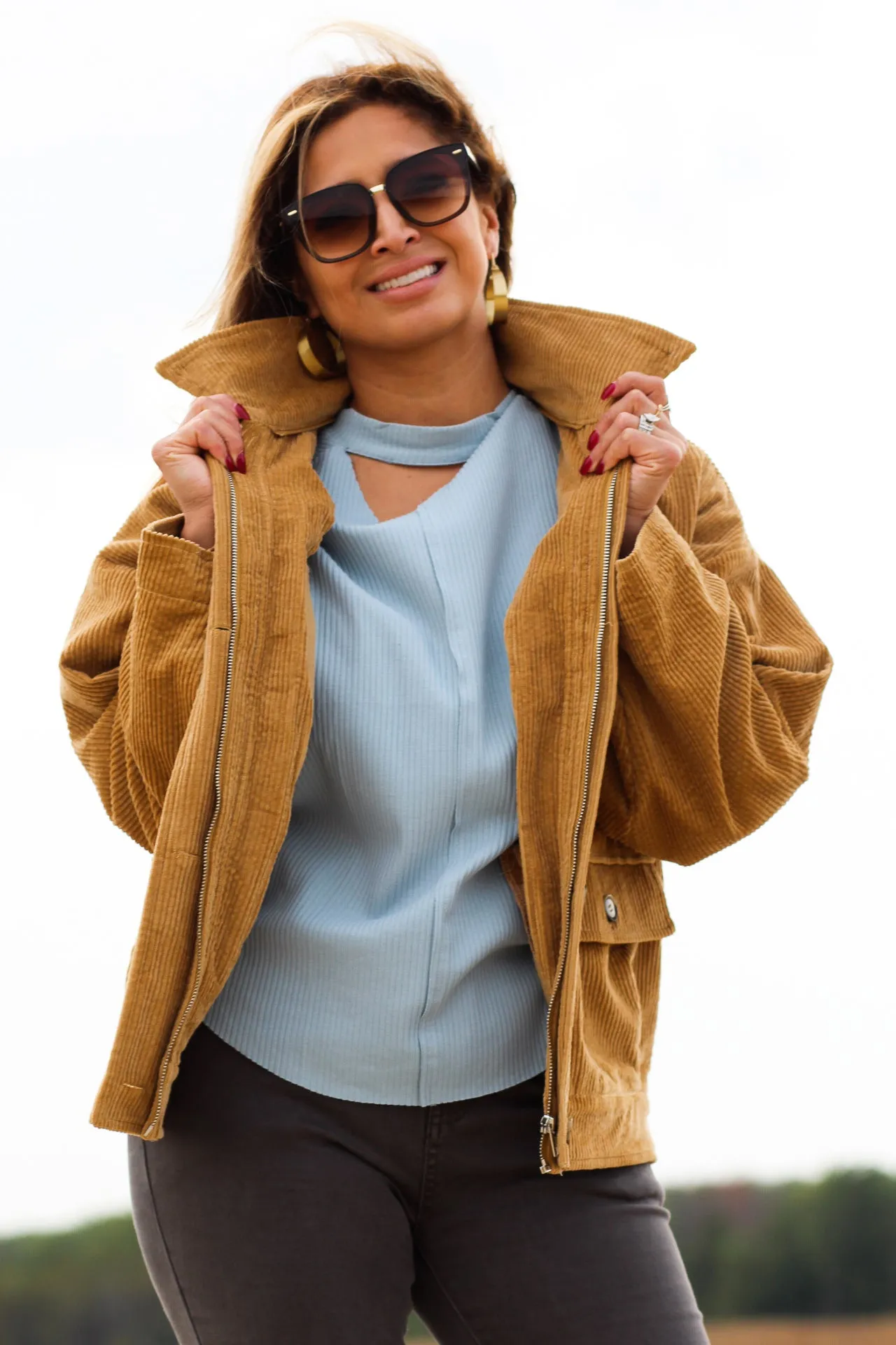 Corduroy Sherpa Jacket