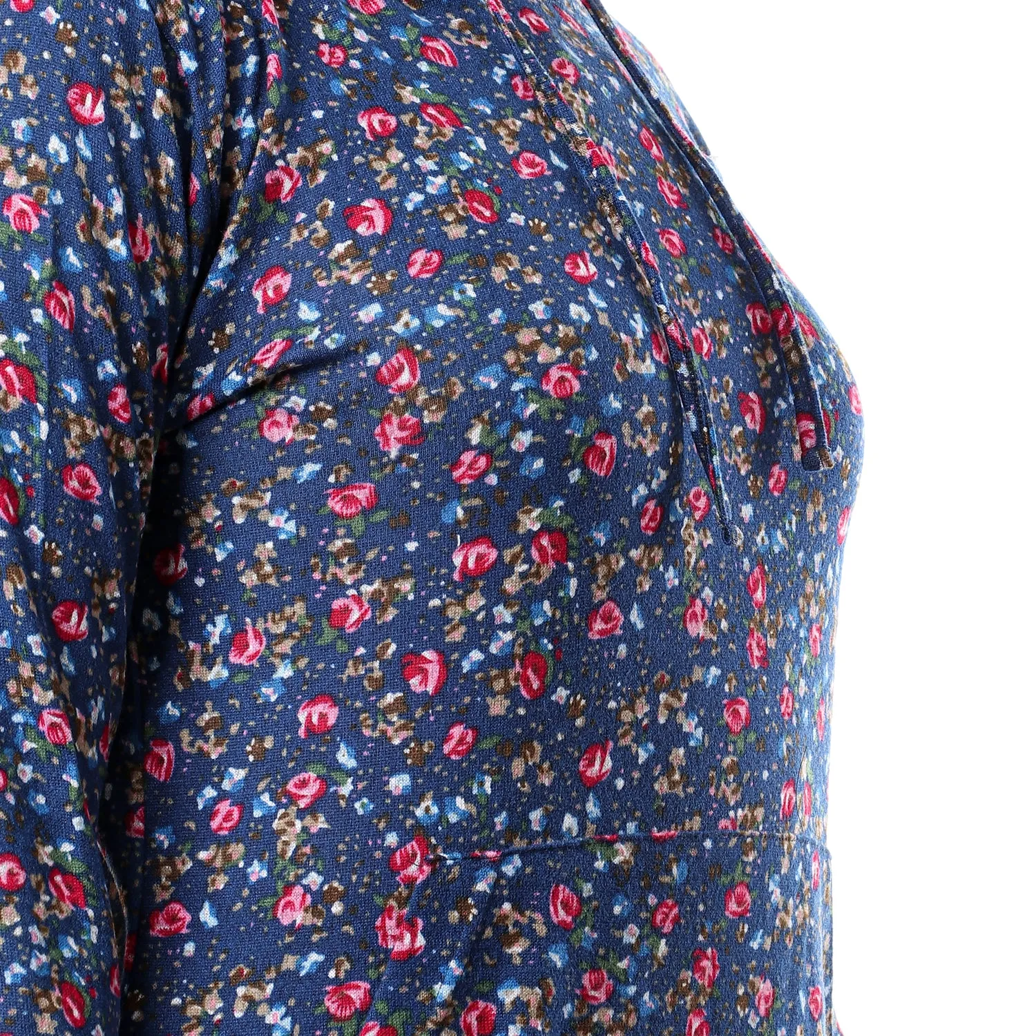 Floral Long Sleeves Hoodie - Kady