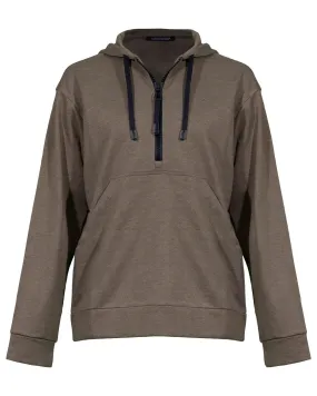 Luisa Cerano Zip Front Kangaroo Pocket Hoodie
