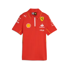 Scuderia Ferrari F1 2024 Women's Team Polo Shirt - Red