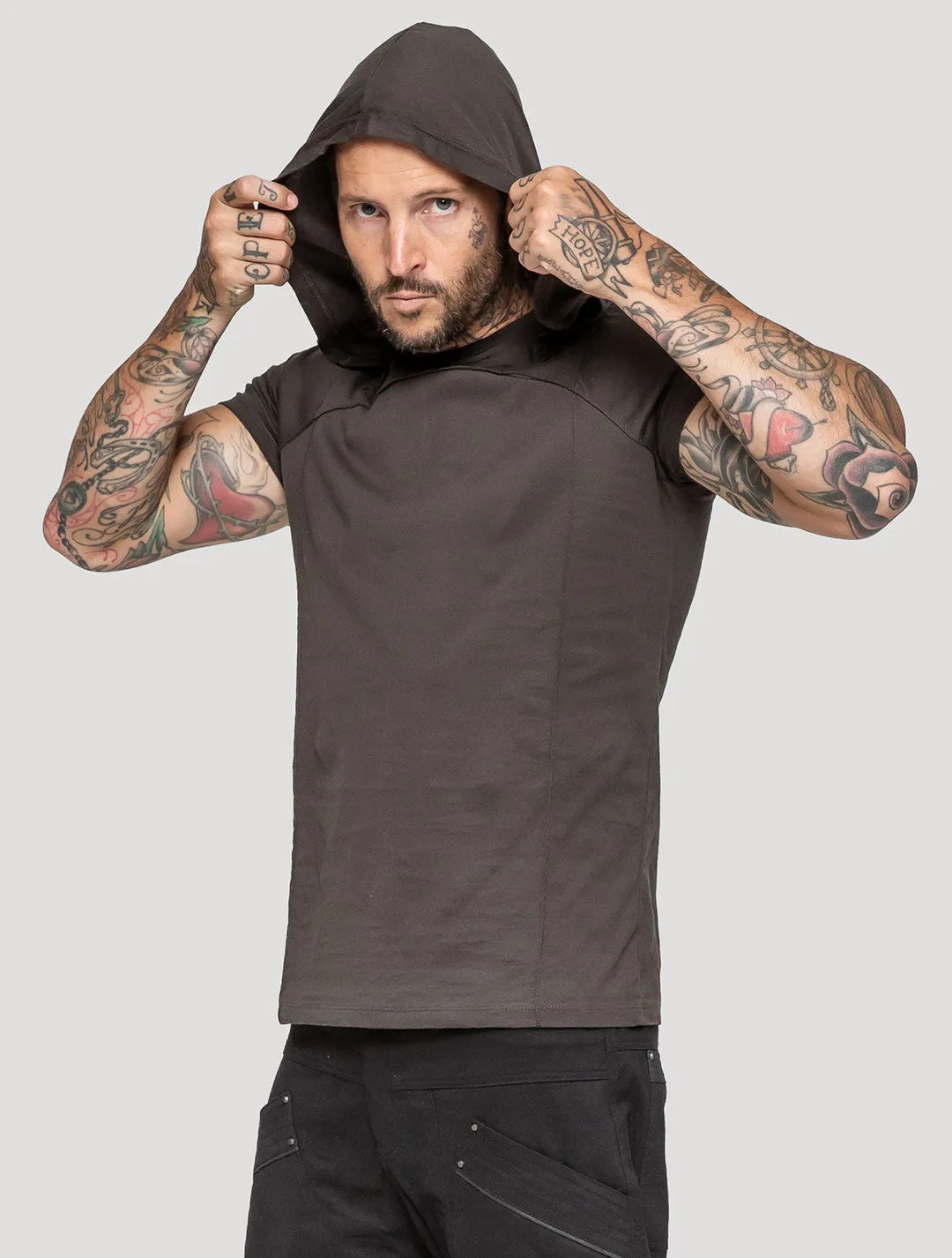 Shelter Short Sleeves Hoodie Tee