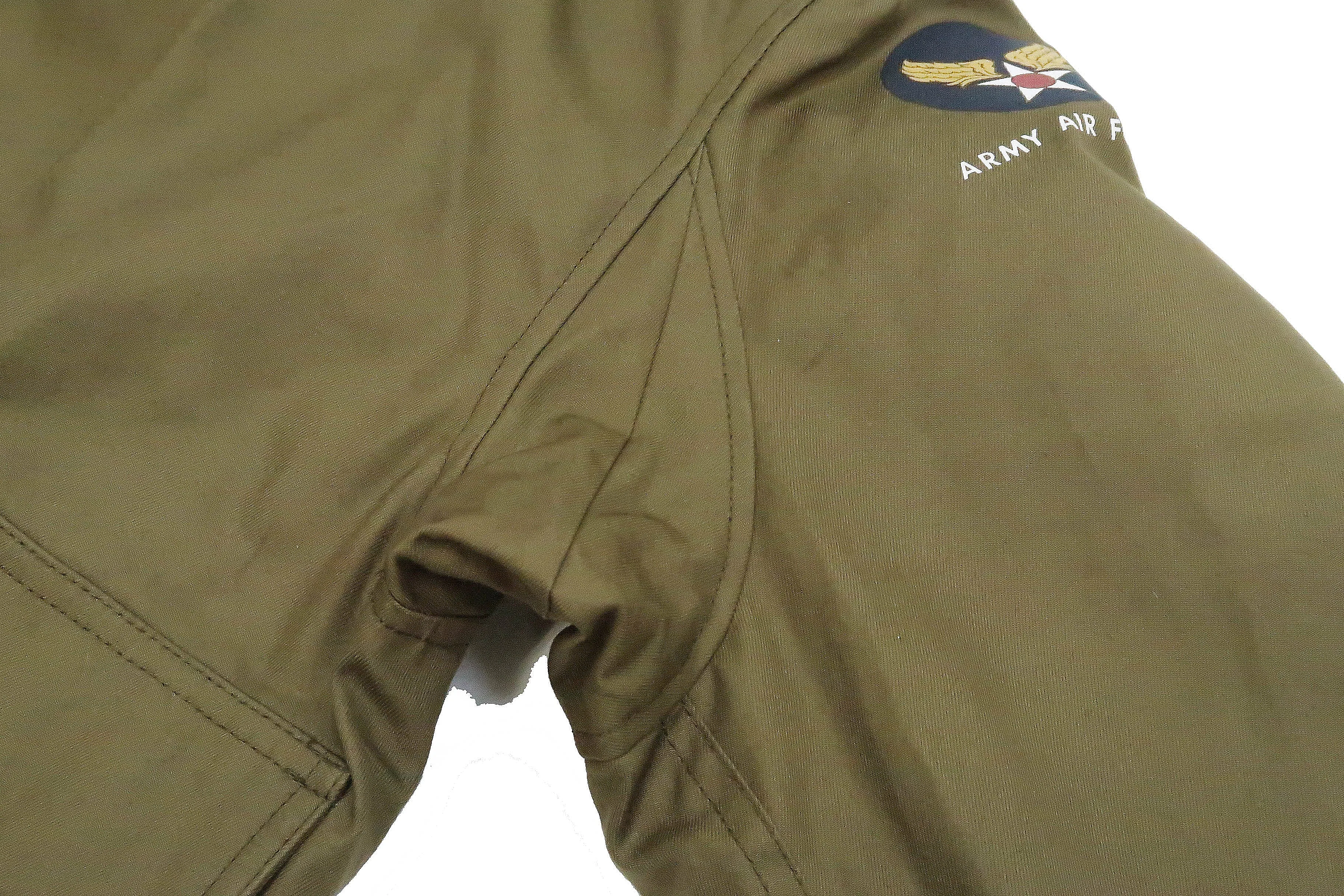 TOYS McCOY Jacket Men's USAAF B-10 Flight Jacket B10 Cotton Bomber Jacket Olive TMJ2227