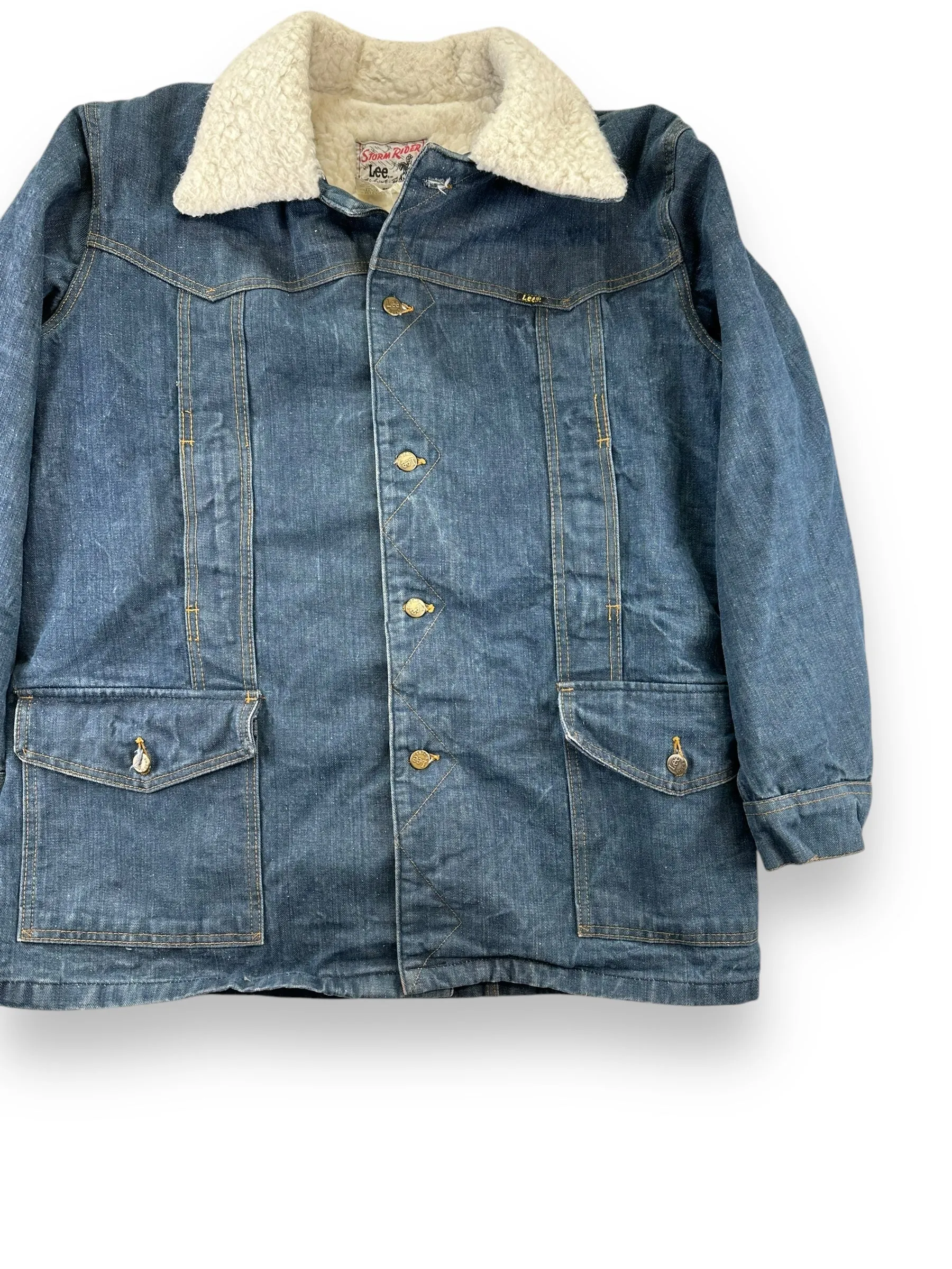 Vintage Lee Storm Rider Sherpa Barn Coat SZ XL