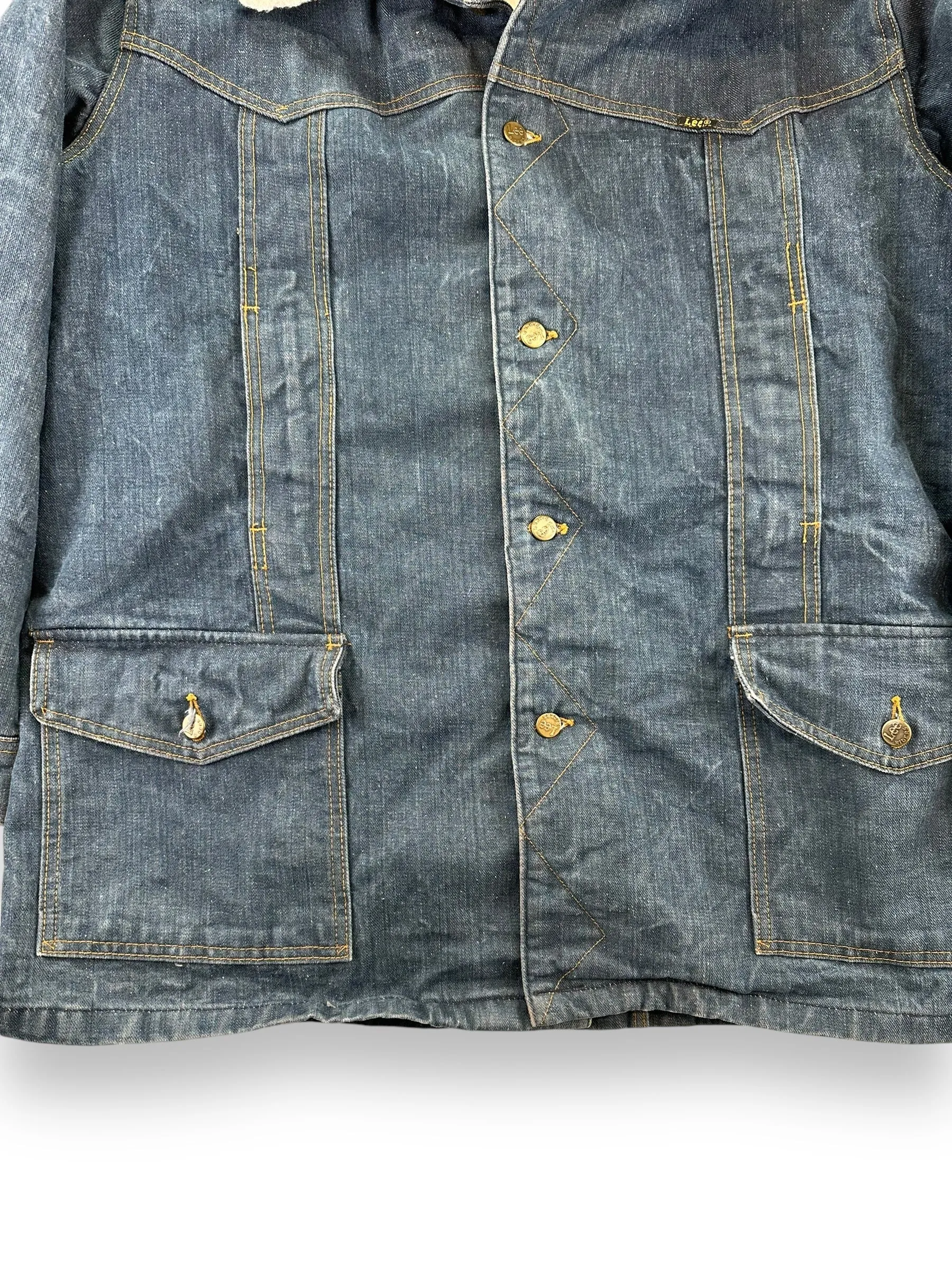Vintage Lee Storm Rider Sherpa Barn Coat SZ XL