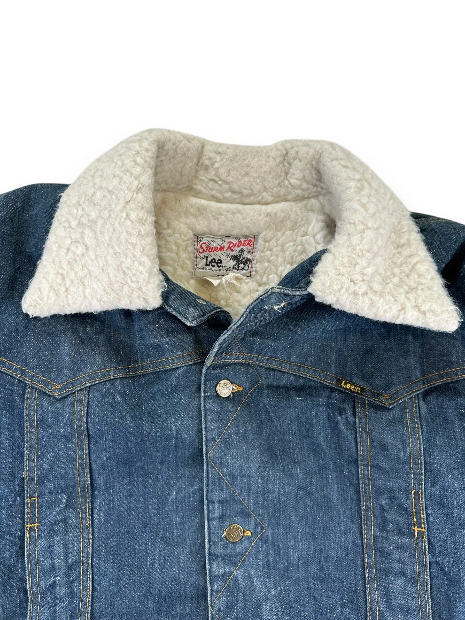 Vintage Lee Storm Rider Sherpa Barn Coat SZ XL