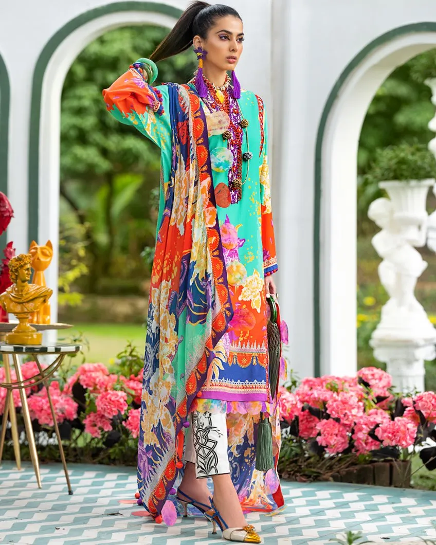 Zaha by Khadijah Shah – Spring/Summer Lawn Collection 2020 – REANNA (ZL-19)